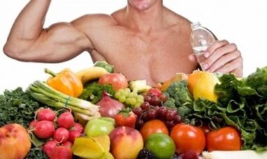 vaisiai ir daržovės vyrų potencijai